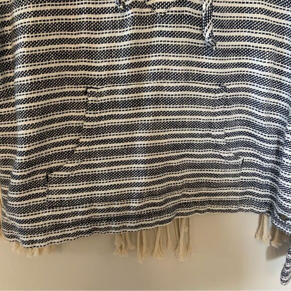 ROXY Women’s Cabo Trip Lace Up Navy Stripe Hoodie Small - Picture 7 of 12